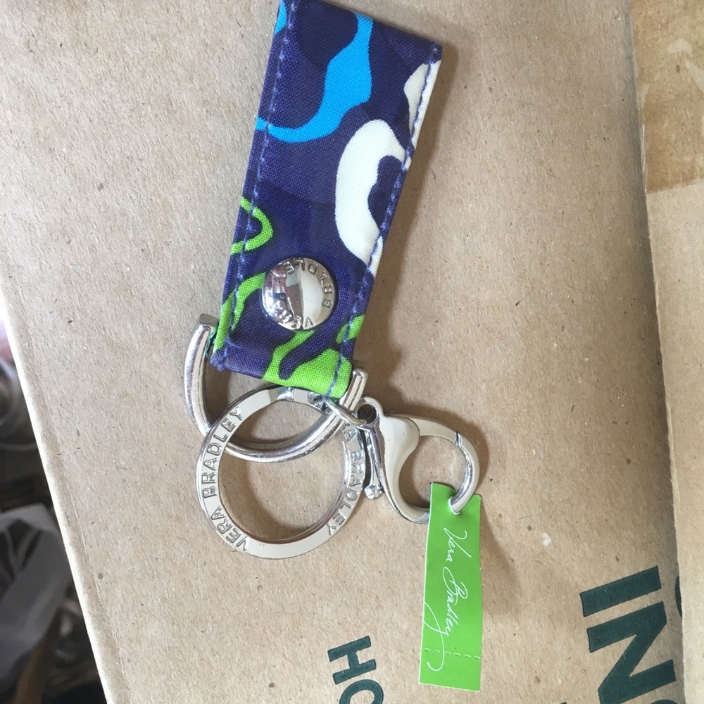 Vera Bradley key fob keychain
